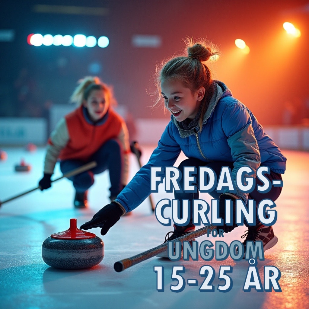 FredagsCurling for ungdom mellom 15 og 25 år